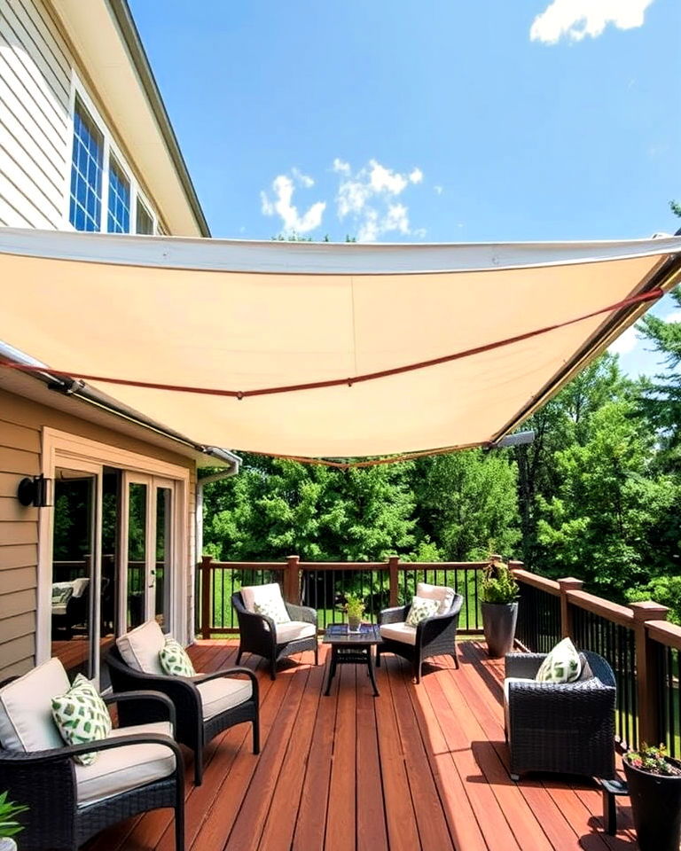 retractable canopy for versatility