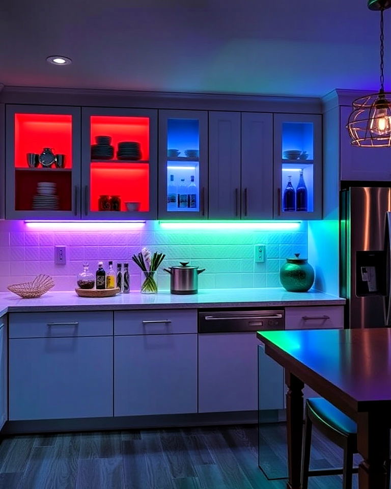 rgb led cabinet lighting for kitchen rgb led cabinet lighting for kitchen