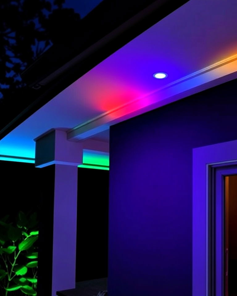 rgb smart soffit lighting for customization