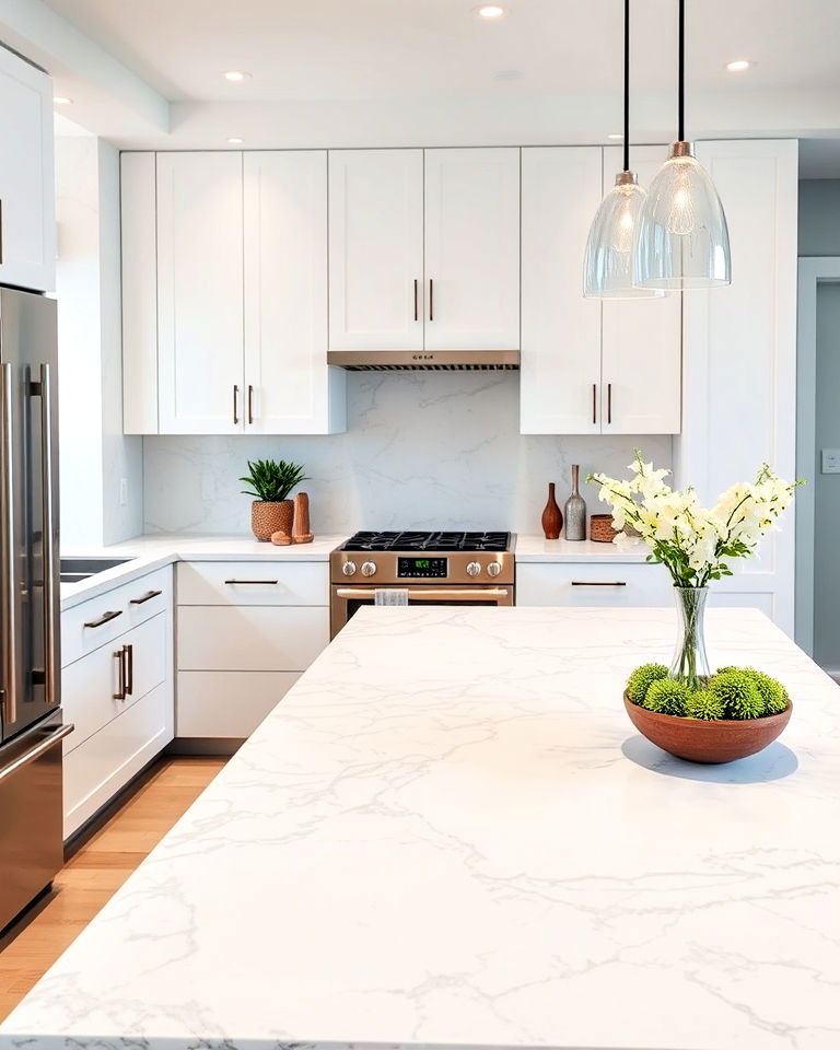 river white granite kitchen countertop
