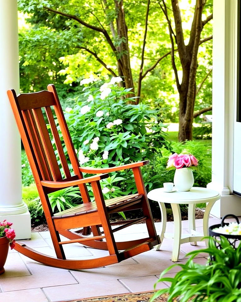 rocking garden chair