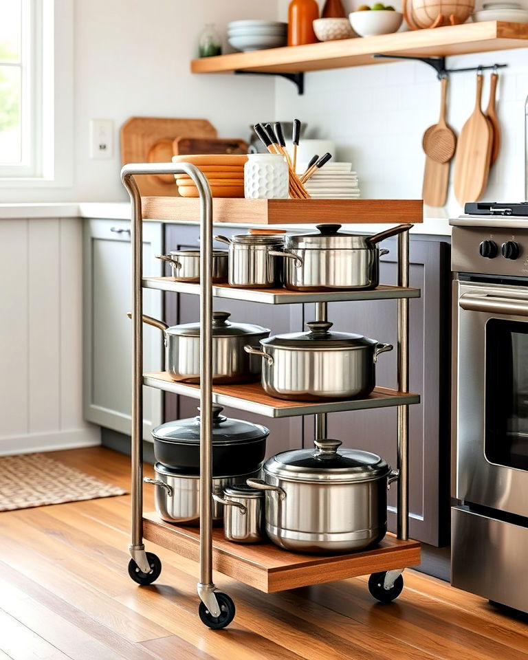 rolling cart storage