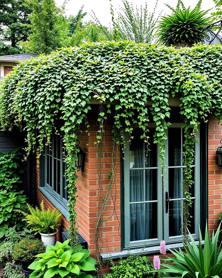 roof to ground cascade garden