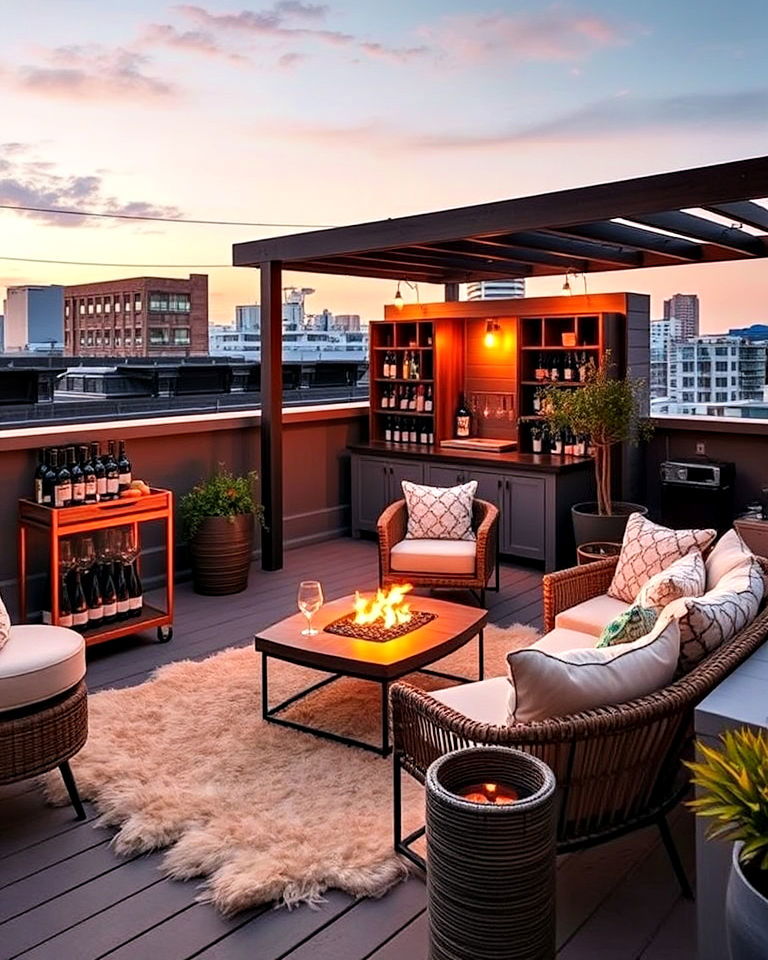 rooftop wine lounge