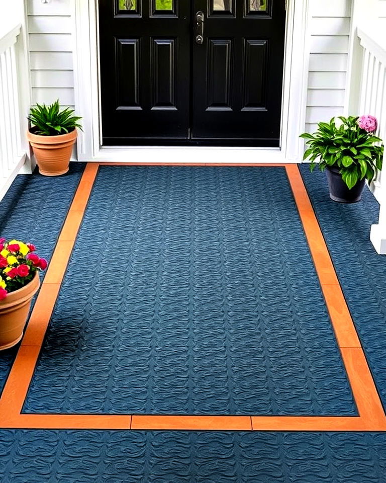 rubber tiles for porch flooring