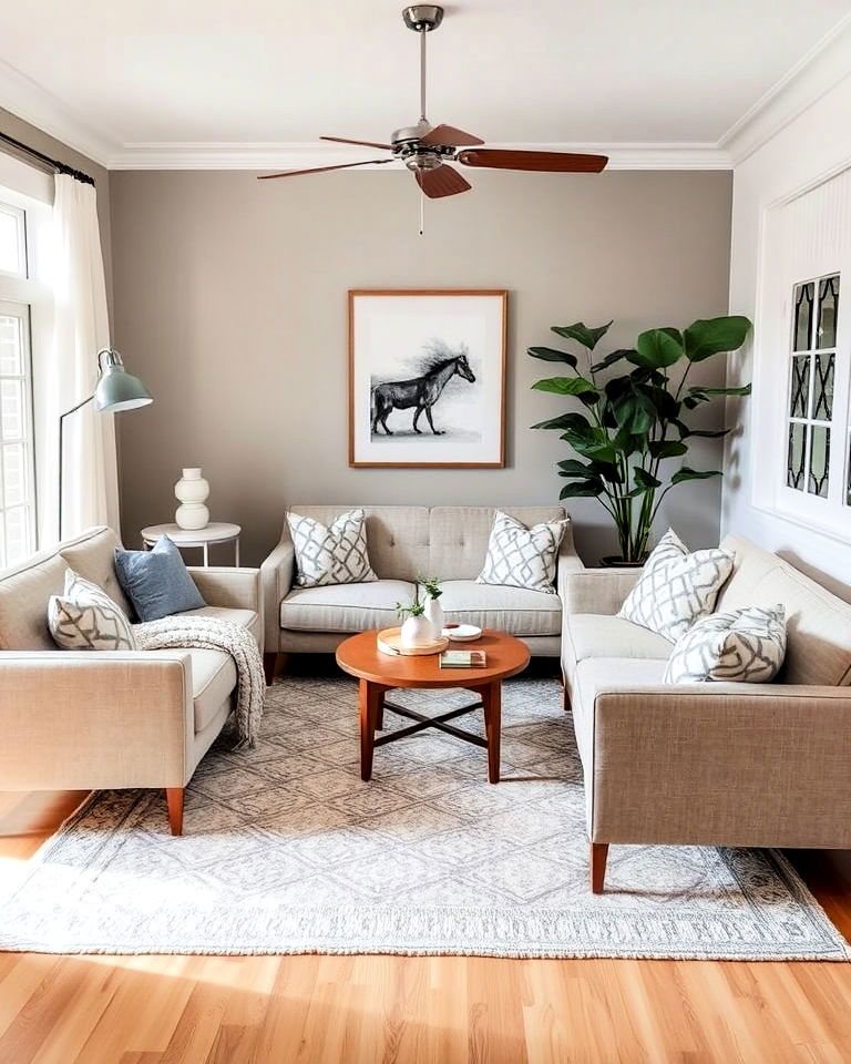rugs to define spaces for small living room