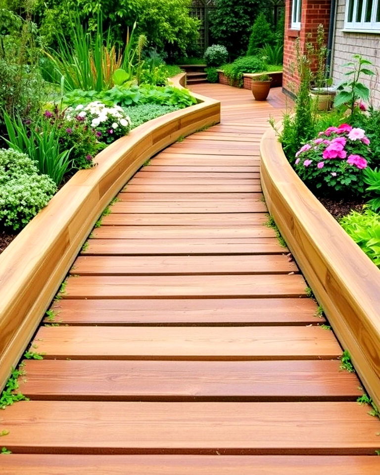 rustic garden pathways