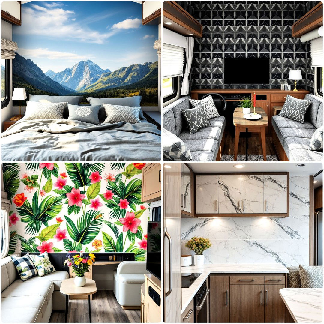 20 Rv Wallpaper Ideas for A Stylish Mobile Home