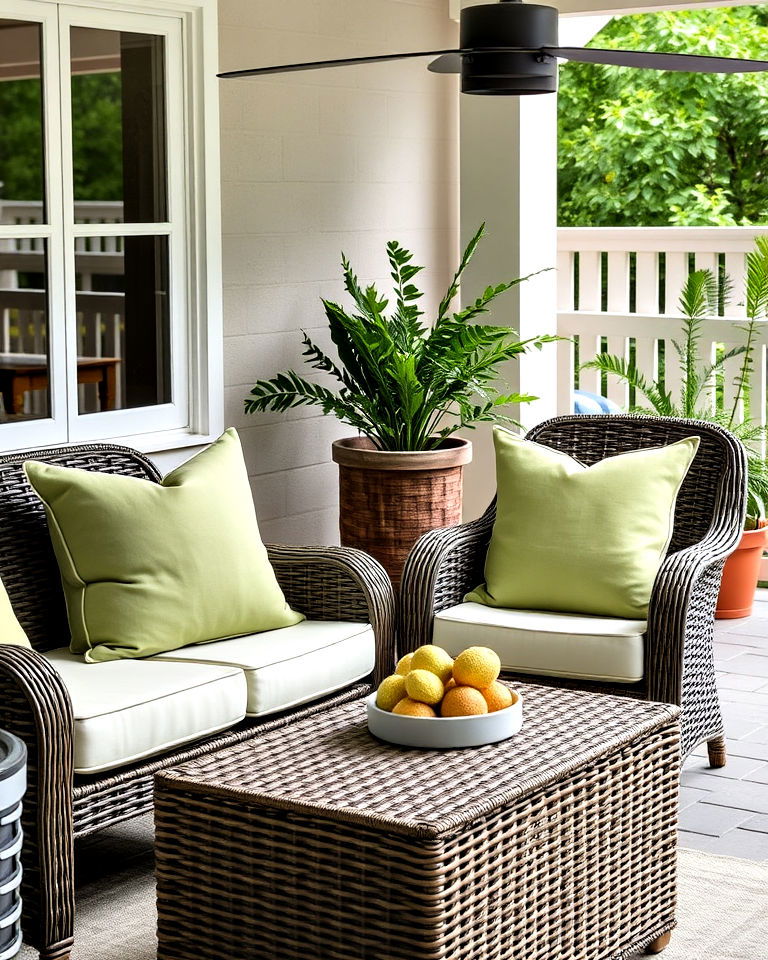 sage green accent pillows for outdoor furniture