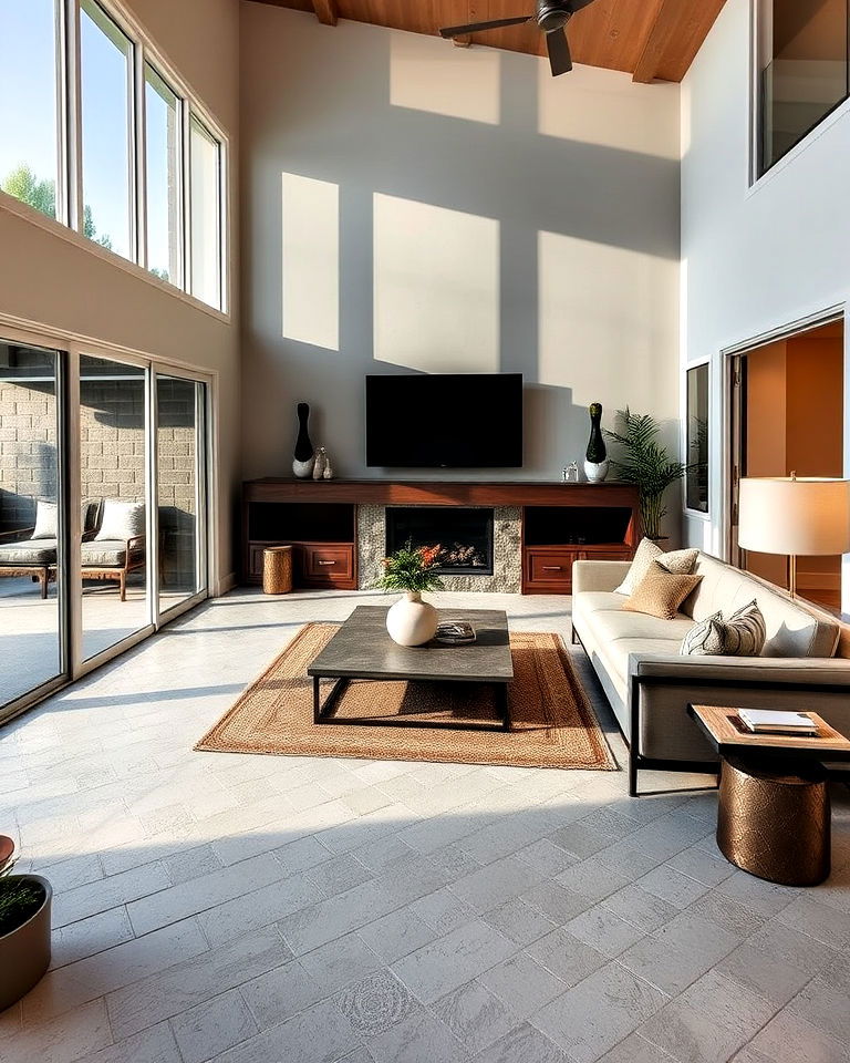salt finish concrete floors
