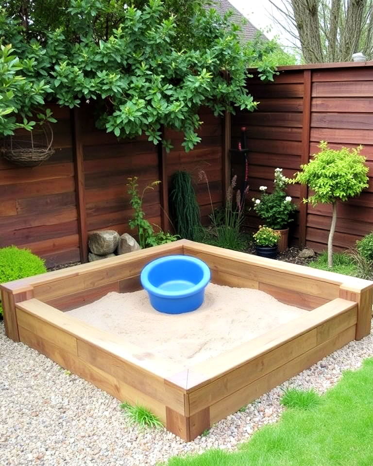 sandpit borders for children’s play areas