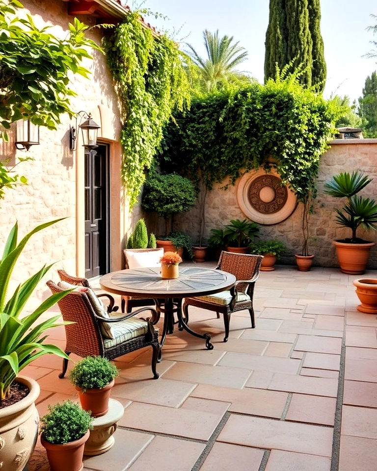 sandstone patio
