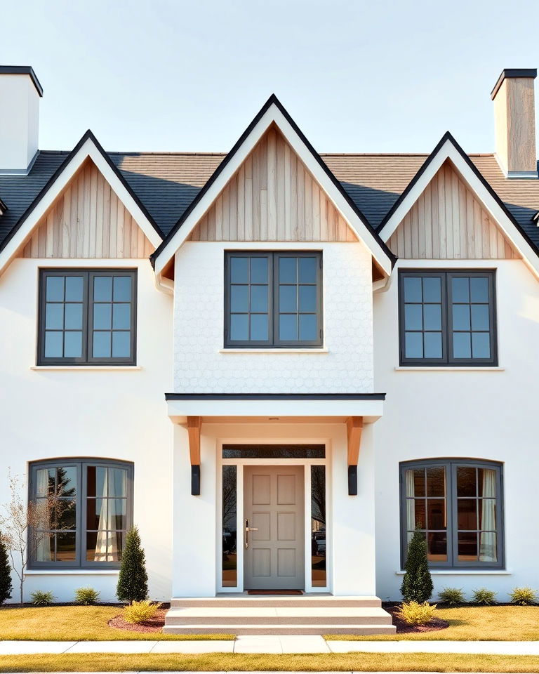 scandinavian inspired tudor design
