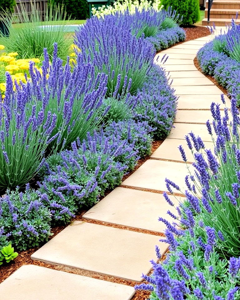scented herb borders