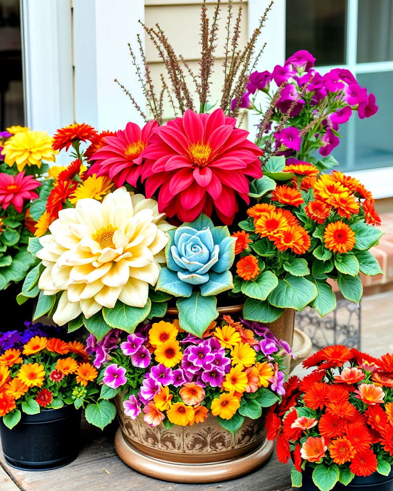seasonal container garden for fall