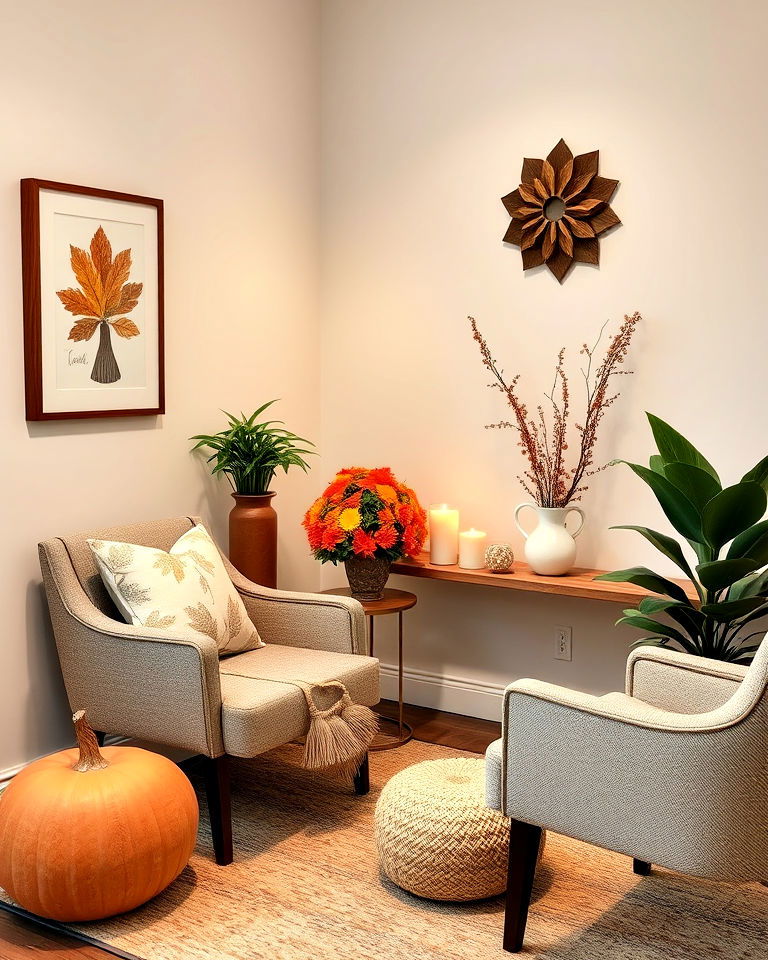 seasonal decor accents to refresh office
