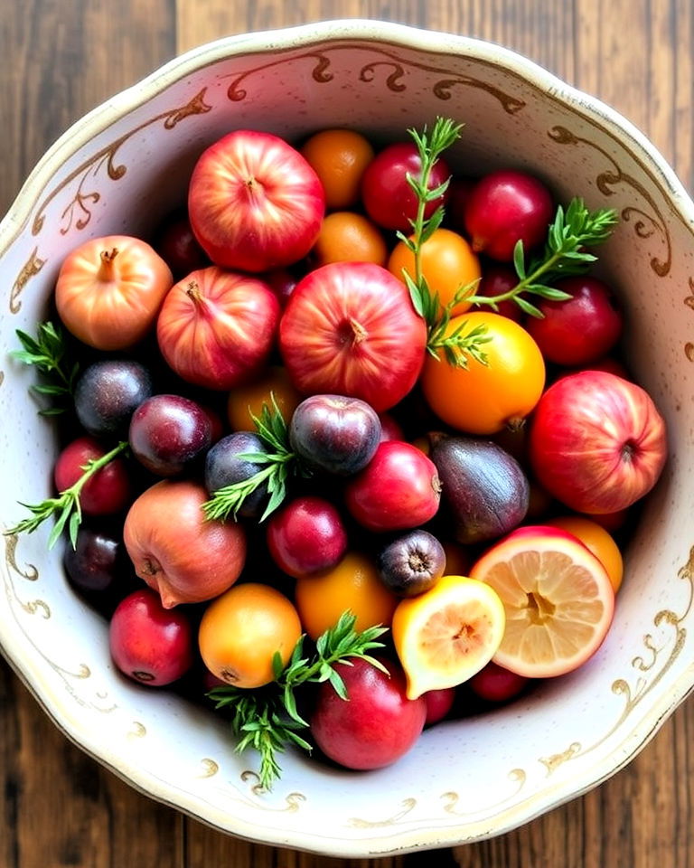 seasonal fruit bowls