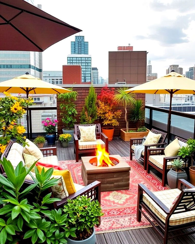 seasonal rooftop decor