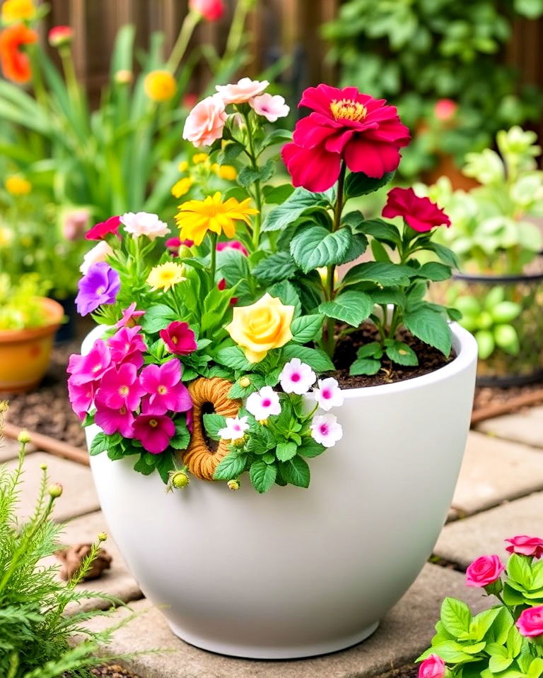 self watering planters