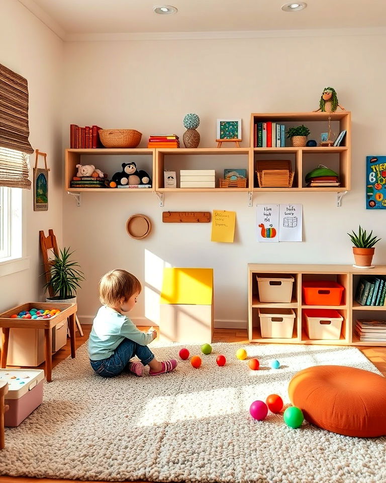 sensory friendly homeschool room