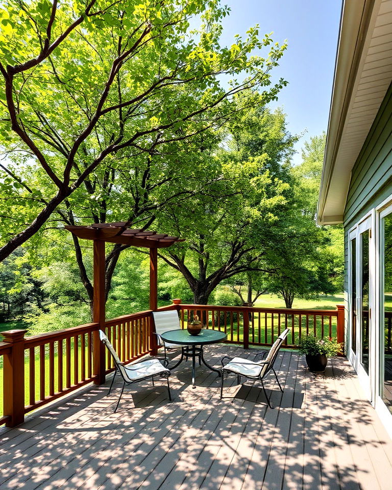 shade trees for a natural cover
