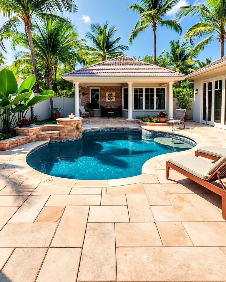 shellstone pavers for coastal vibes