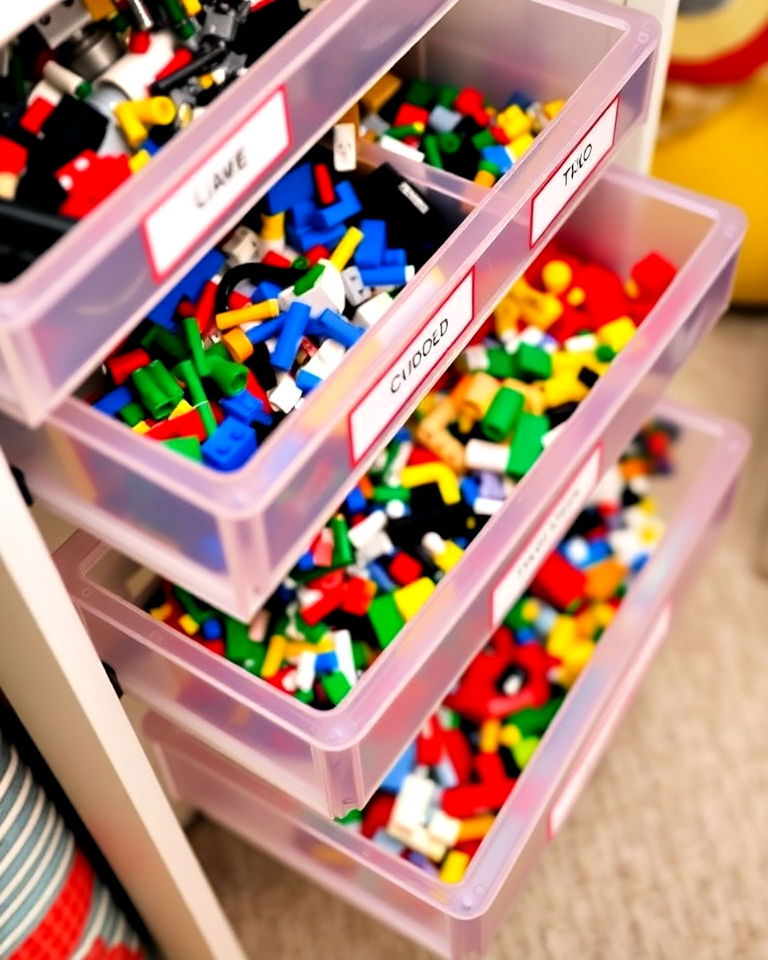 shoe organizer drawers for lego storage