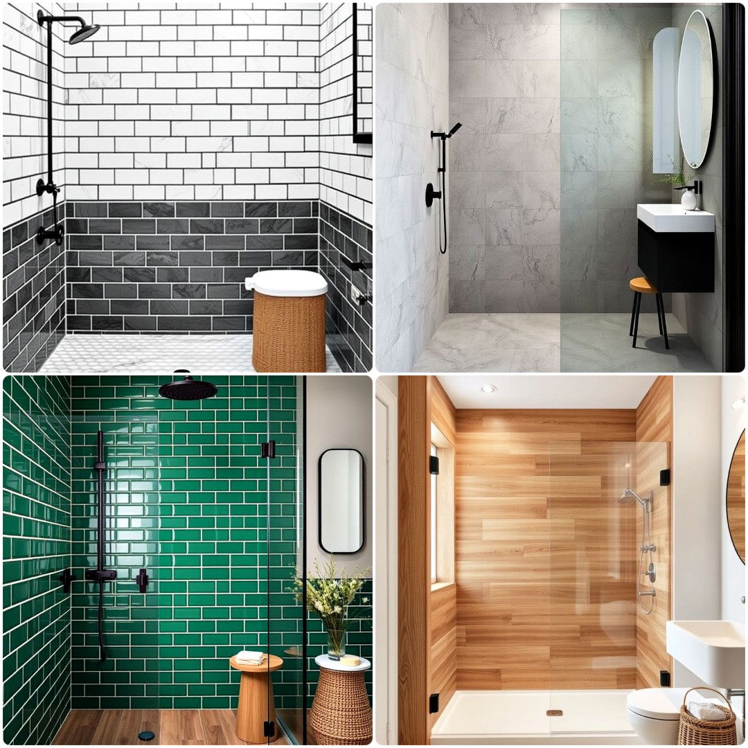 20 Shower Wall Ideas for A Spa-Like Experience