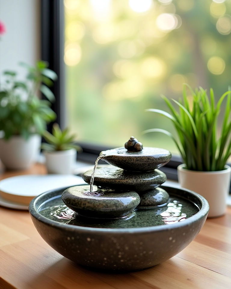 simple water feature to relax
