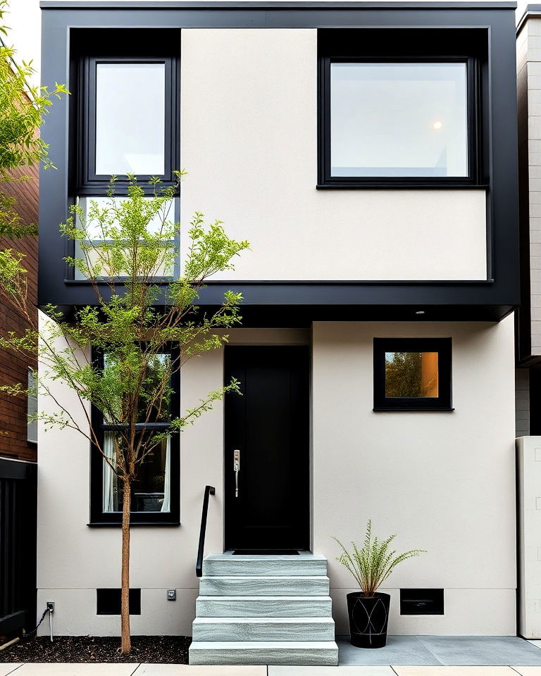 sleek minimalist urban home