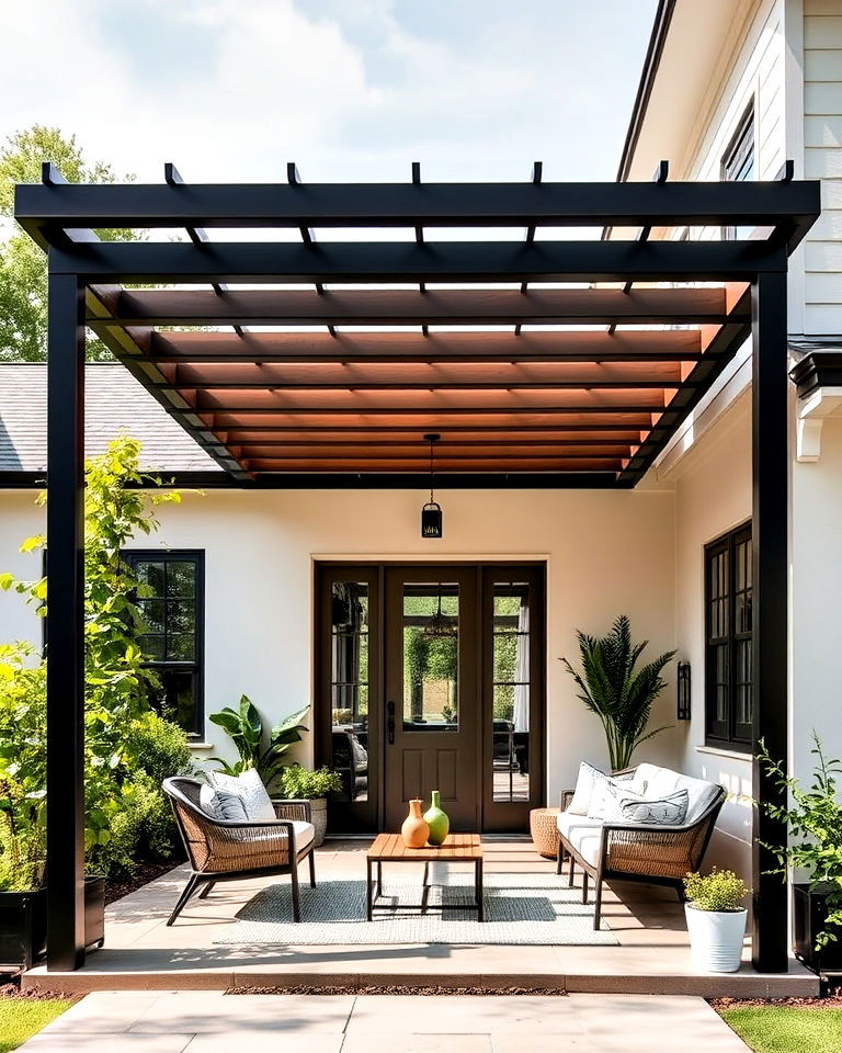 sleek pergolas