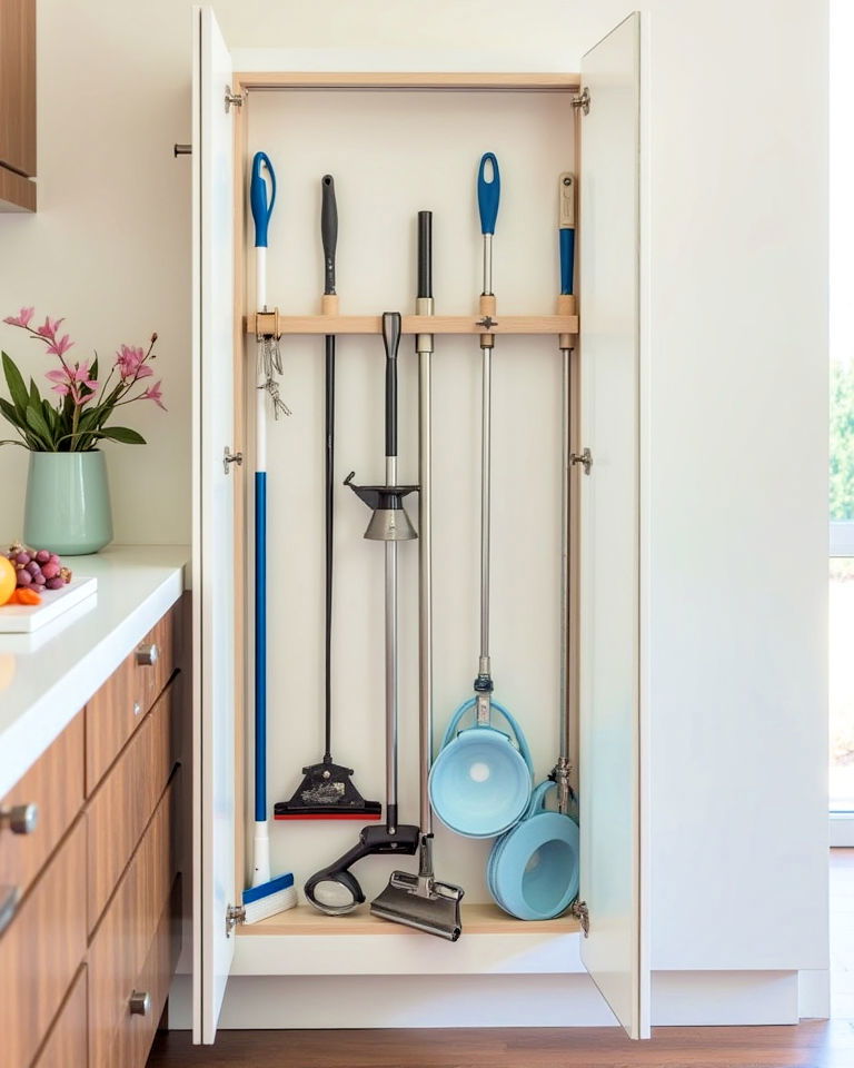 20 Mop and Broom Storage Ideas for A Tidy Home