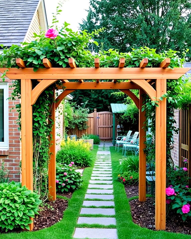 sleeper pergola or arbor