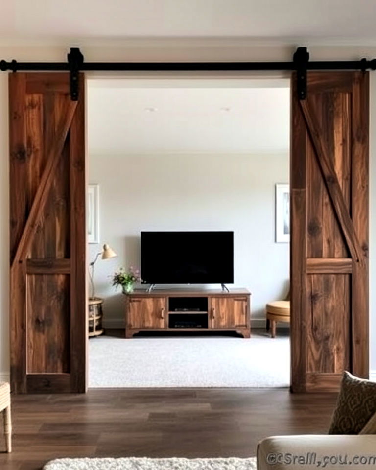 sliding barn doors for style and privacy