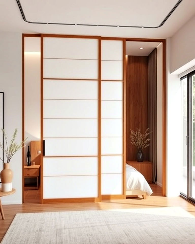 sliding closet doors for seamless storage