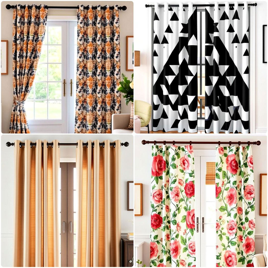 25 Sliding Door Curtain Ideas for A Chic Look