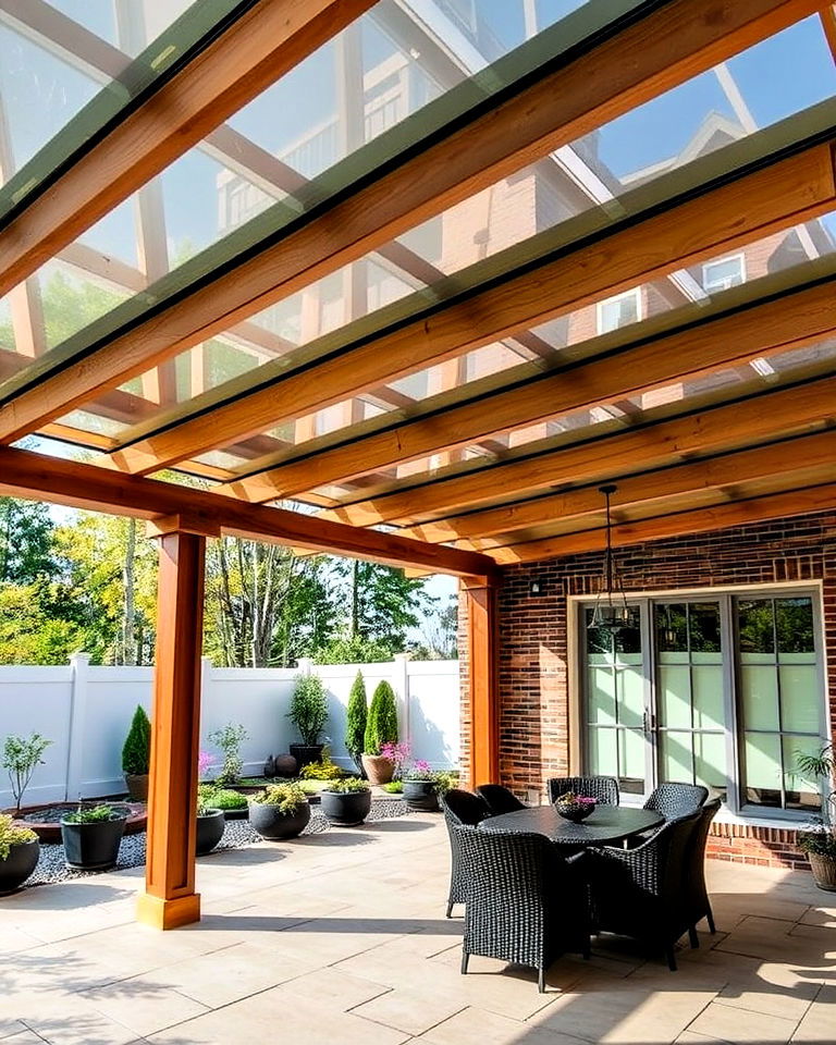 sliding roof panels for your pergola