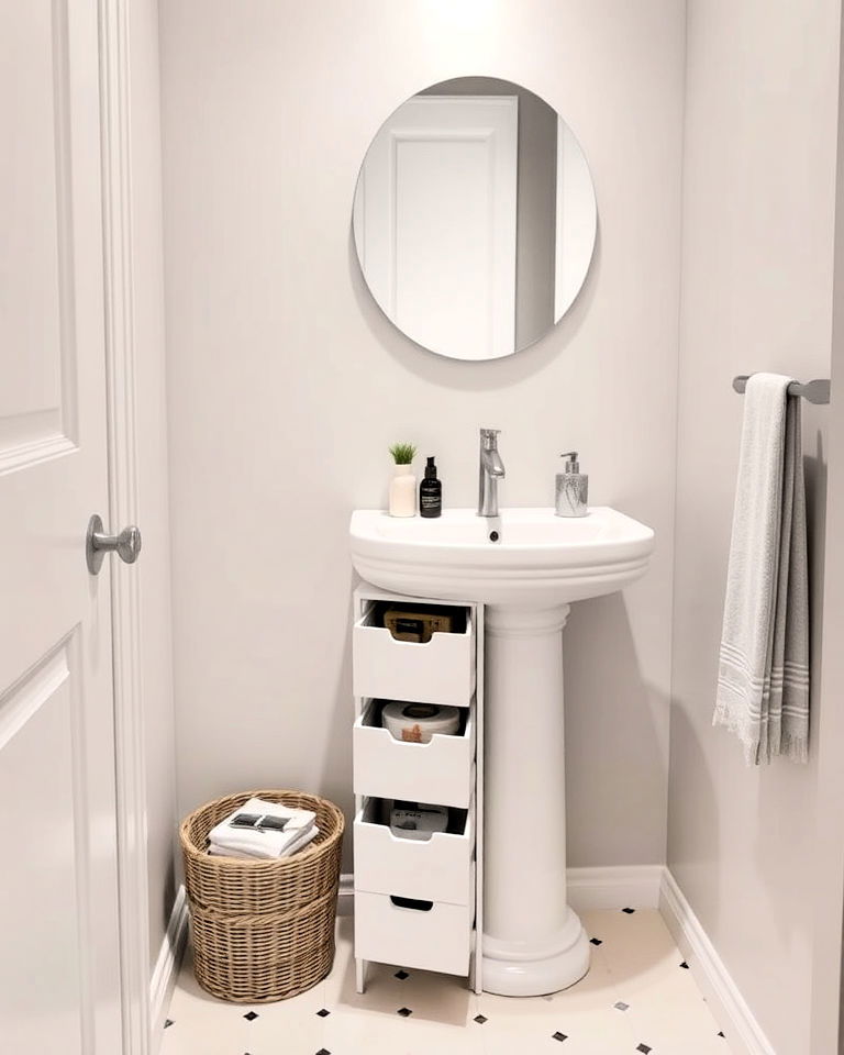 slim drawer tower
