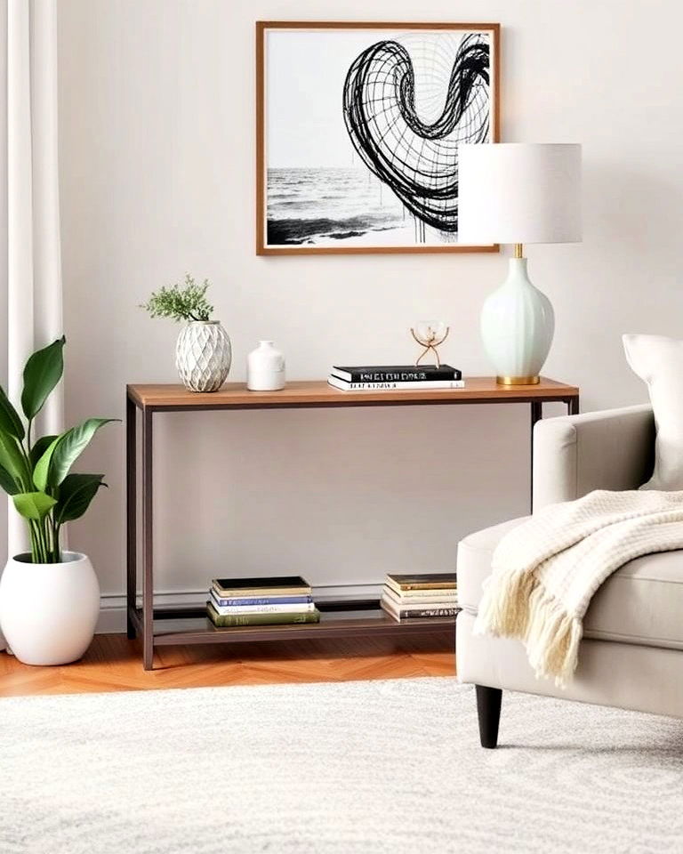 slim profile console table