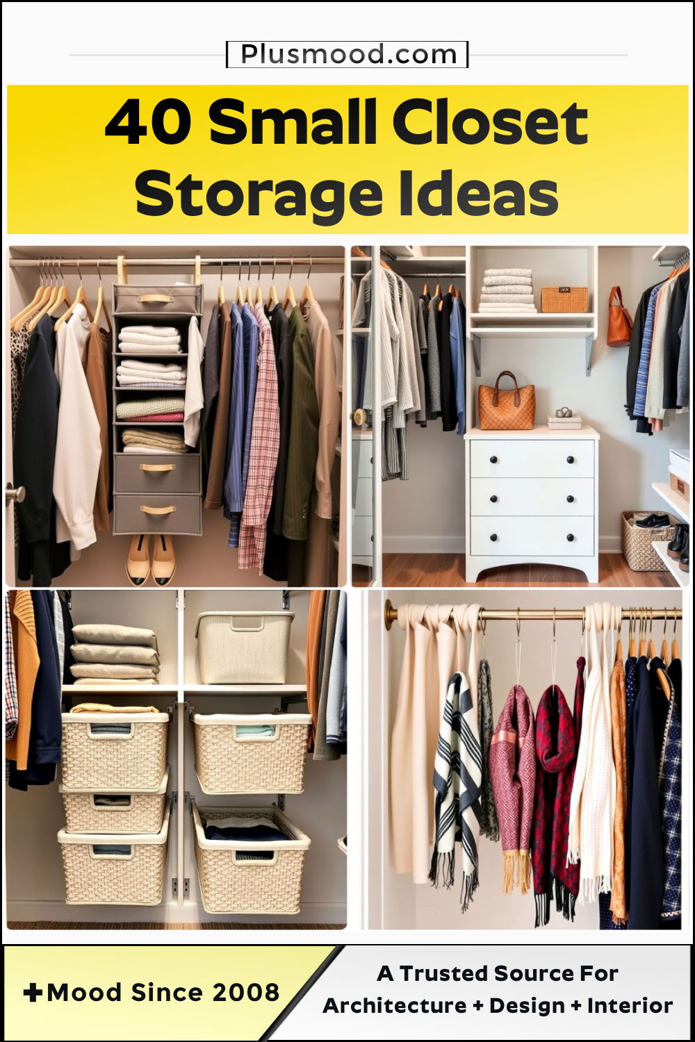 small closet storage ideas and inspiration