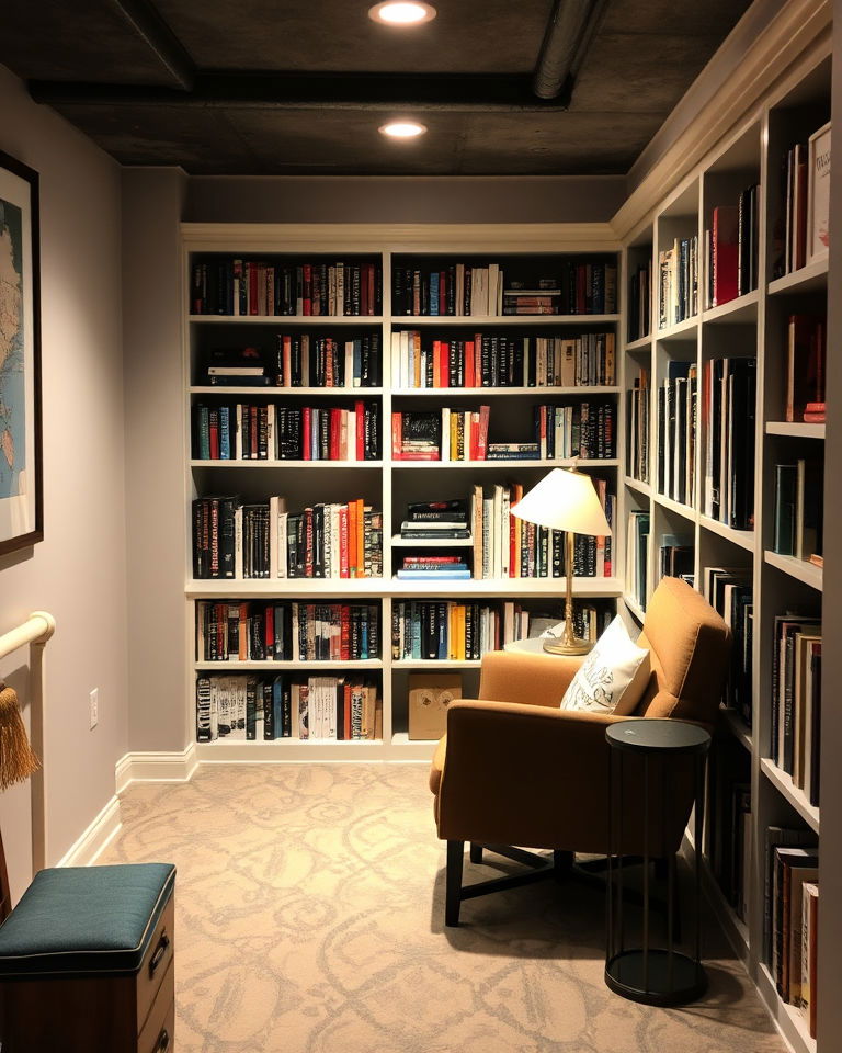 small library and study area