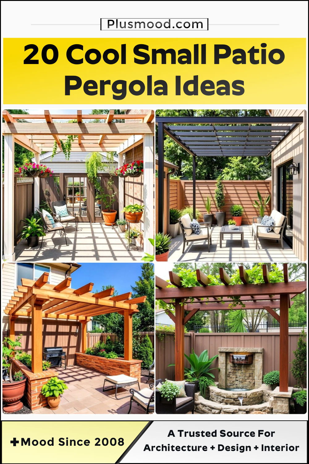 small patio pergola ideas and inspiration
