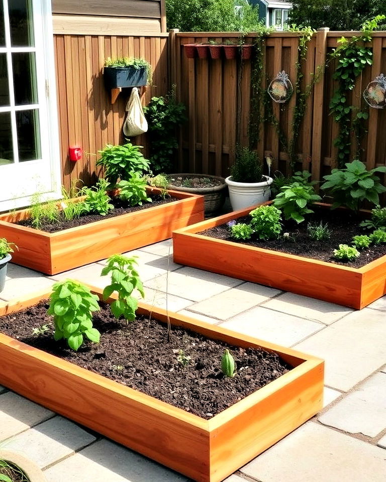 small raised garden bed