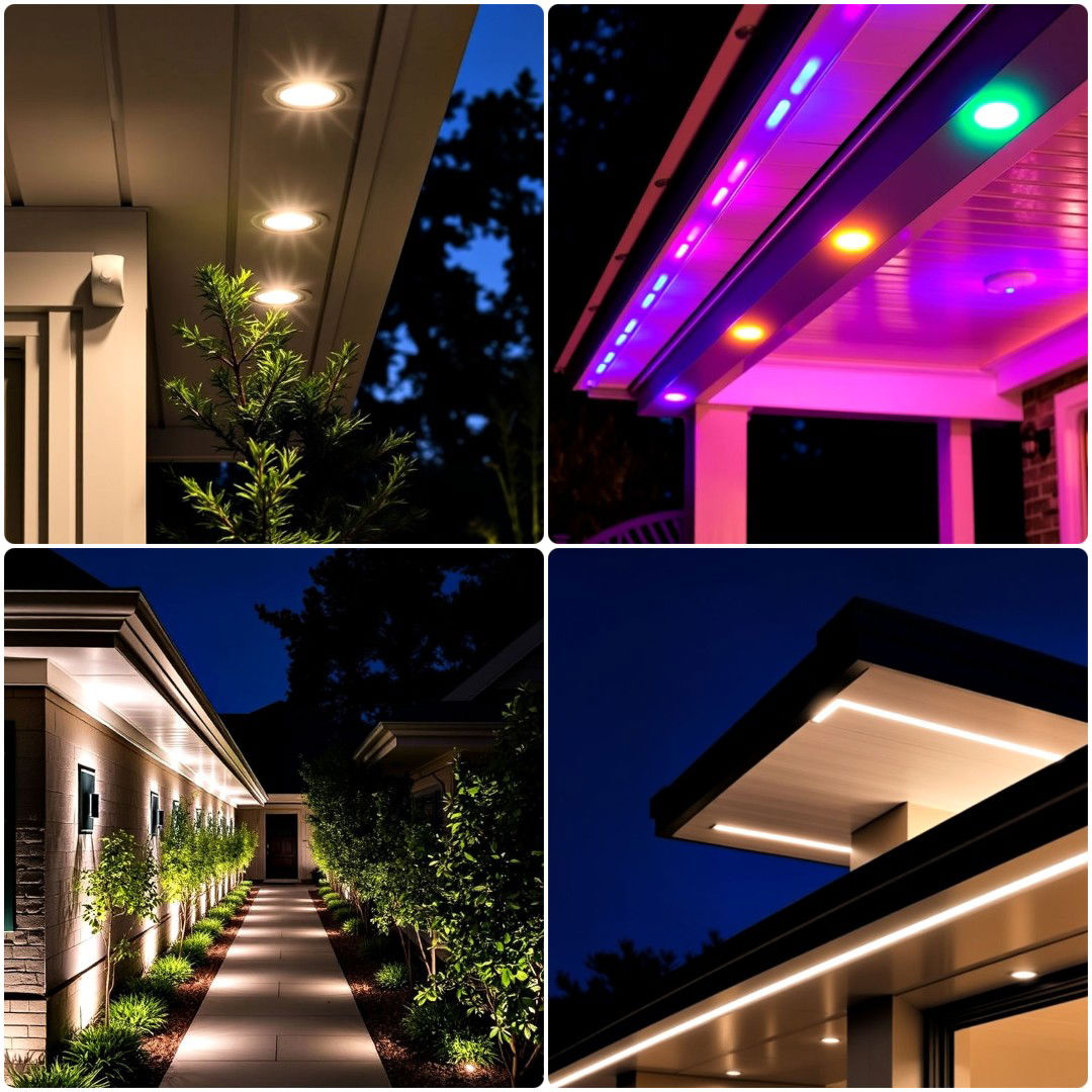 20 Exterior Soffit Lighting Ideas to Brighten Your Space