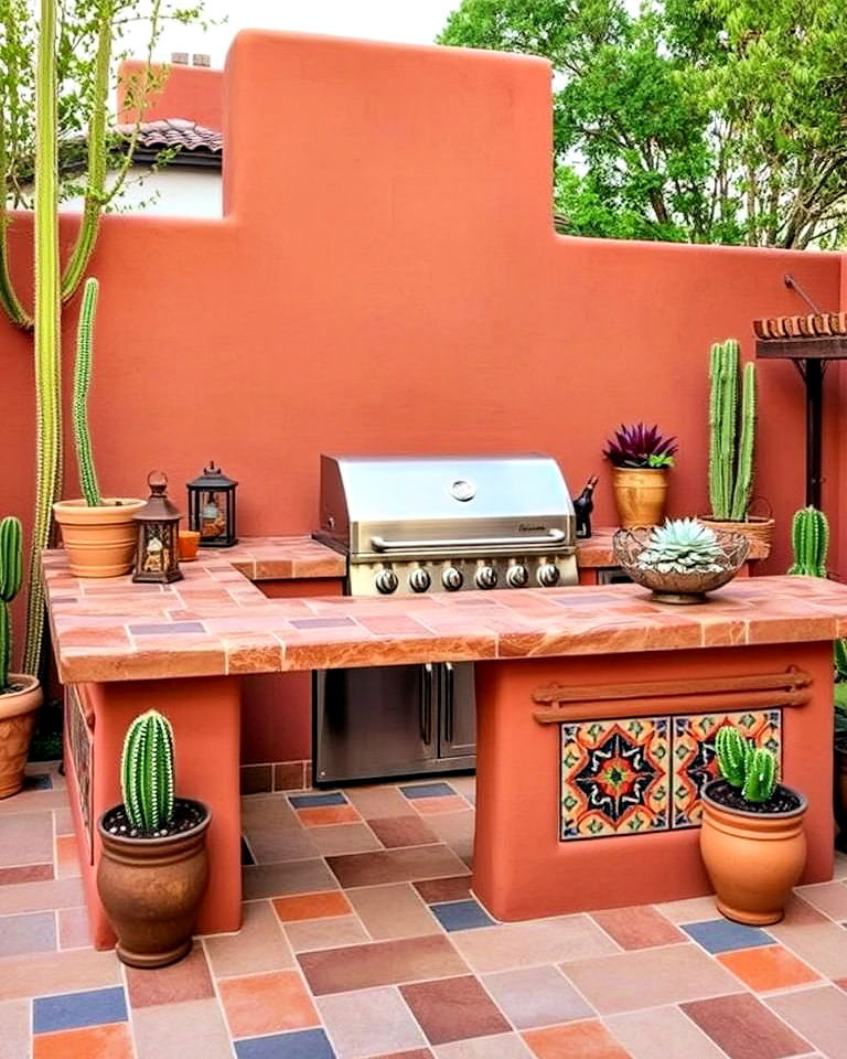 southwestern bbq island