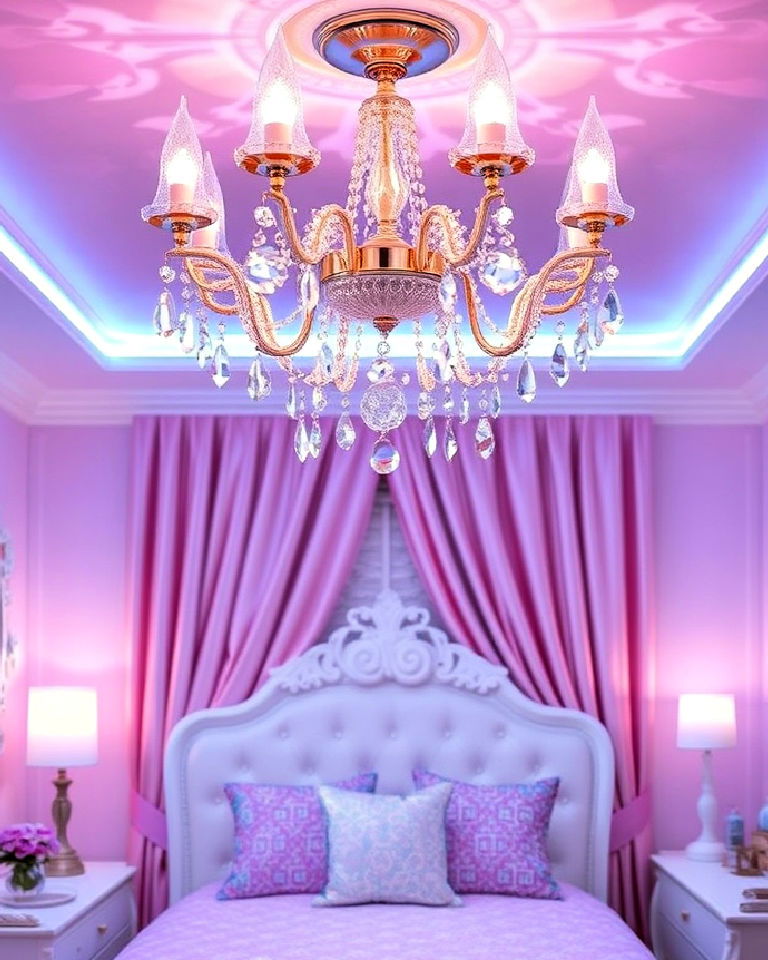 sparkling chandelier lighting