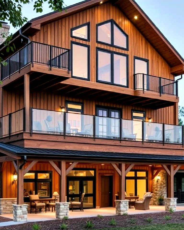 split level design house exteriors