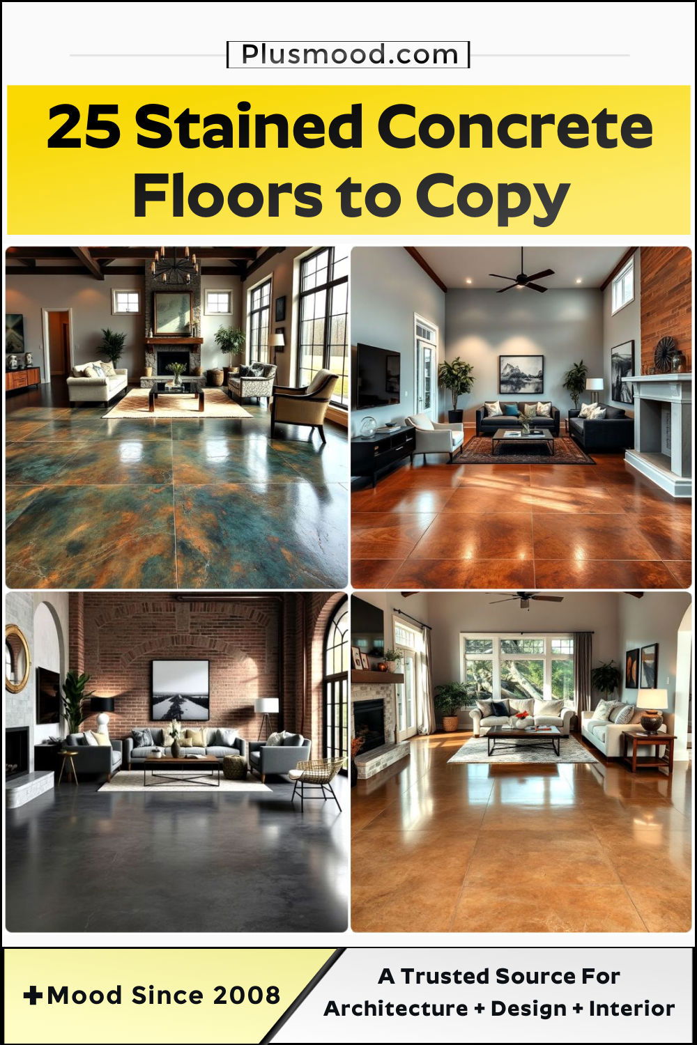 stained concrete floor ideas