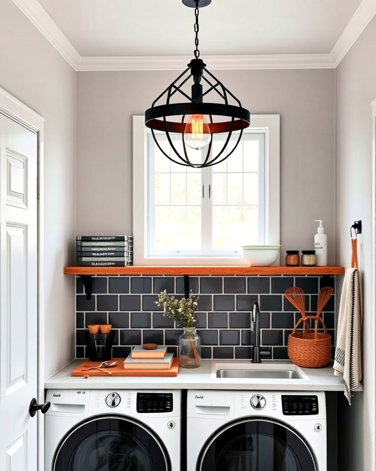 statement black pendant lighting