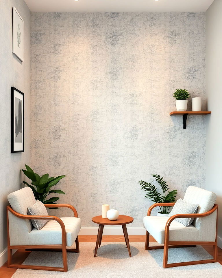 statement therapist office wall